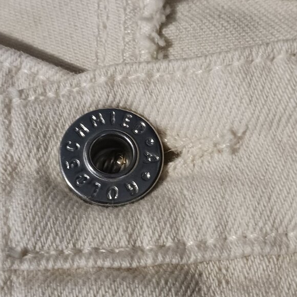 AG Adriano Goldschmied The Jodi Crop Jeans High Rise Slim Flare Cream,‎ Size 26 - Picture 8 of 12